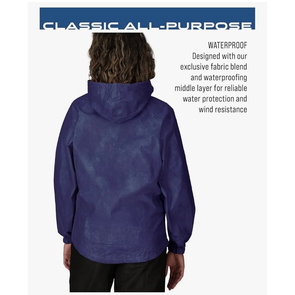 Frogg Toggs Womens Classic All Purpose Rain Suit Purple Black‎ Waterproof XL - Picture 4 of 8